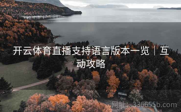 开云体育直播支持语言版本一览｜互动攻略