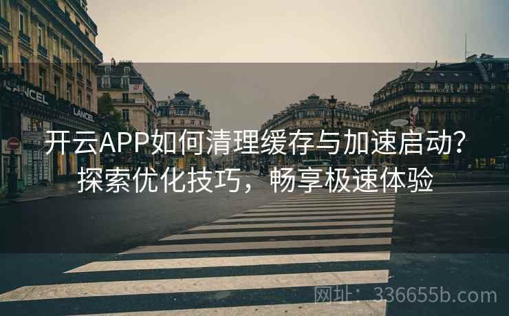 开云APP如何清理缓存与加速启动？探索优化技巧，畅享极速体验  第2张