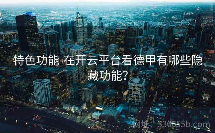 特色功能-在开云平台看德甲有哪些隐藏功能？  第2张
